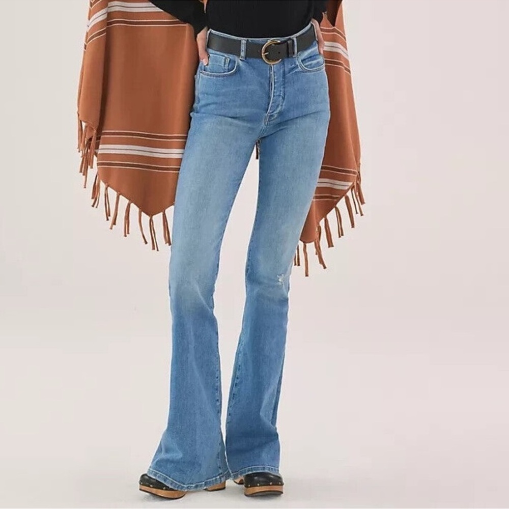 Pilcro x Anthropologie The Icon Flare Jeans medium Wash Size 27 - Flare Jeans 27